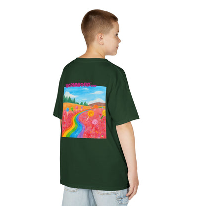 WORNWORD Kids Mid-Weight Tee - Rainbow Road “Follow the Candy Path!”