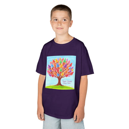 WORNWORD Kids Mid-Weight Tee - Ice-Cream Tree “Sweet Dreams Grow Here!”