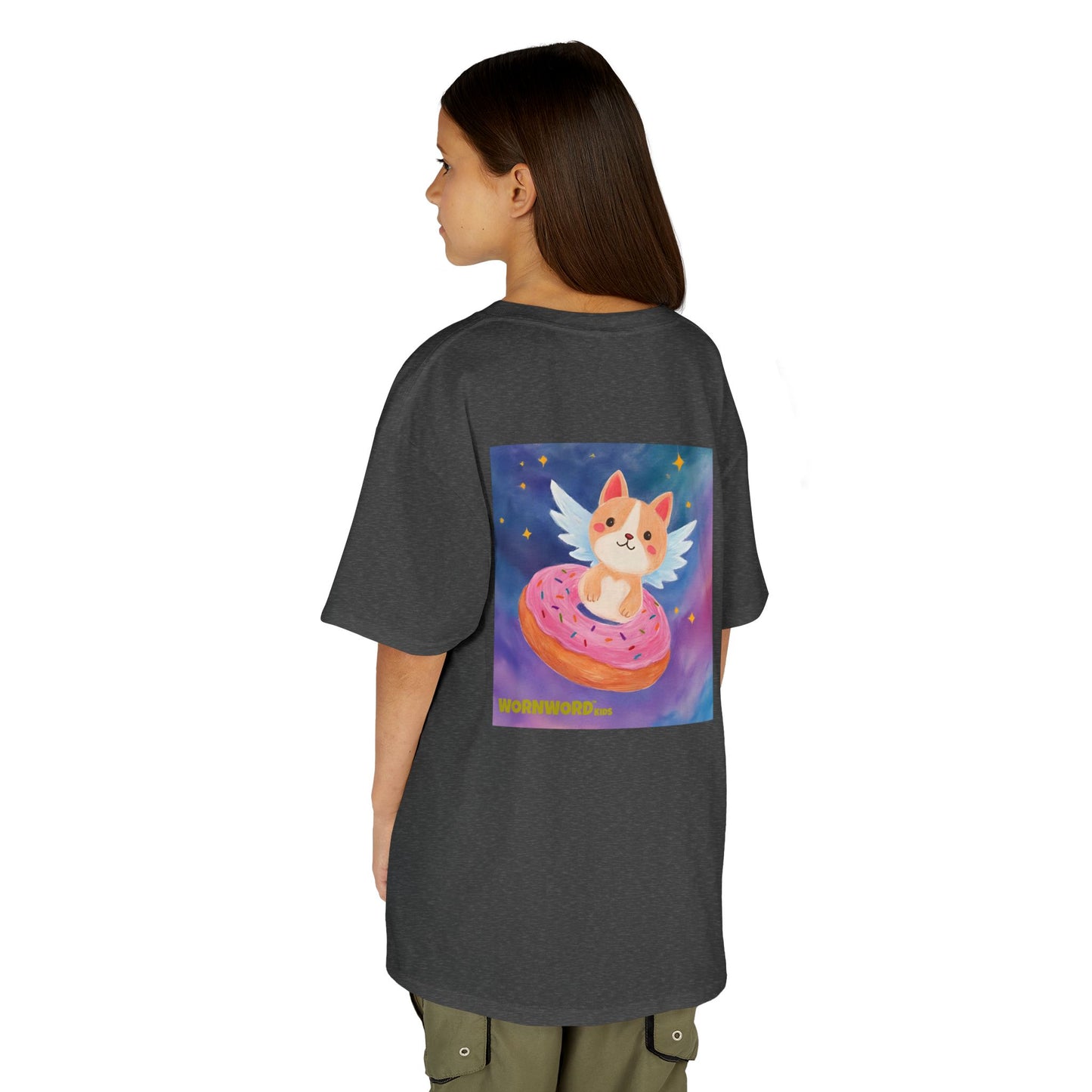 WORNWORD Kids Mid-Weight Tee - Cat Lovers "Paws Off My Galaxy!"