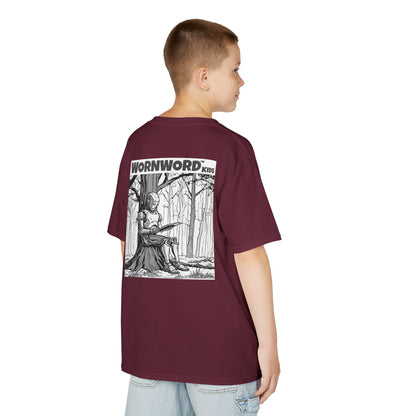 WORNWORD Kids™ Youth Mid-Weight Tee - Robot "Upgrade Your Brain"