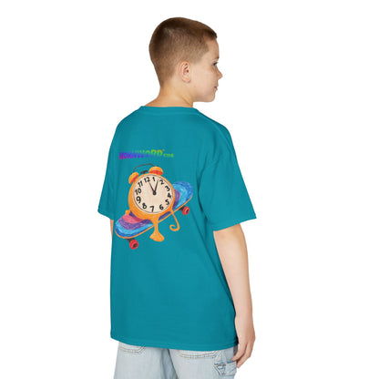 WORNWORD Kids Mid-Weight Tee - Melting Clock “Skate Through Time!”