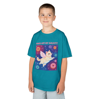 WORNWORD Kids Mid-Weight Tee - Cat Lovers "Paws Off My Galaxy!"