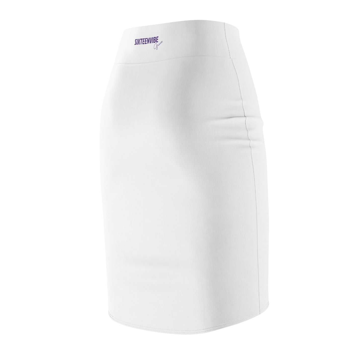 SIXTEENVIBE Grace TONEVIVE™ Pencil Skirt - White Whisper