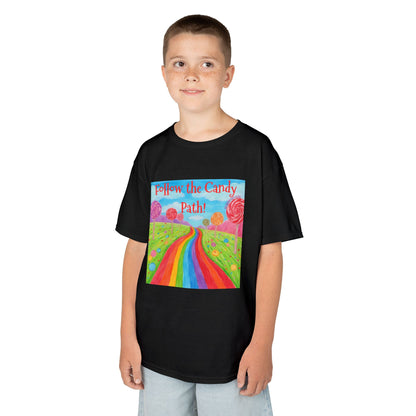 WORNWORD Kids Mid-Weight Tee - Rainbow Road “Follow the Candy Path!”