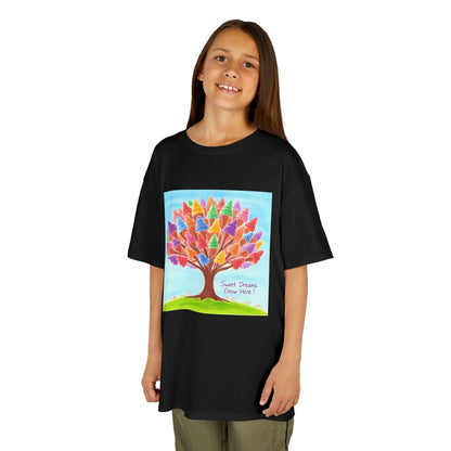 WORNWORD Kids Mid-Weight Tee - Ice-Cream Tree “Sweet Dreams Grow Here!”