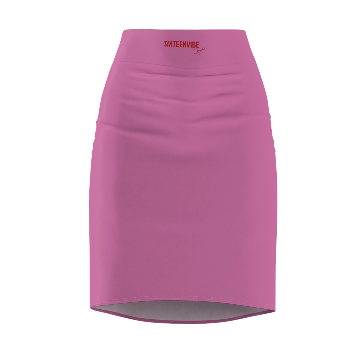 SIXTEENVIBE Grace TONEVIVE™ Pencil Skirt - Blush Verse