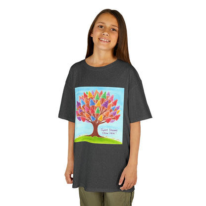 WORNWORD Kids Mid-Weight Tee - Ice-Cream Tree “Sweet Dreams Grow Here!”