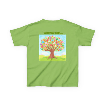 WORNWORD Kids Mid-Weight Tee - Ice-Cream Tree “Sweet Dreams Grow Here!”