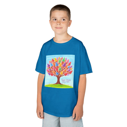 WORNWORD Kids Mid-Weight Tee - Ice-Cream Tree “Sweet Dreams Grow Here!”