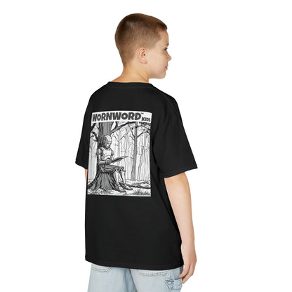 WORNWORD Kids™ Youth Mid-Weight Tee - Robot "Upgrade Your Brain"