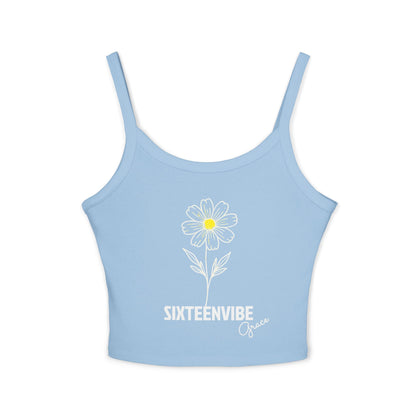 SIXTEENVIBE Grace PetalForme™ Spaghetti Strap Tank Top