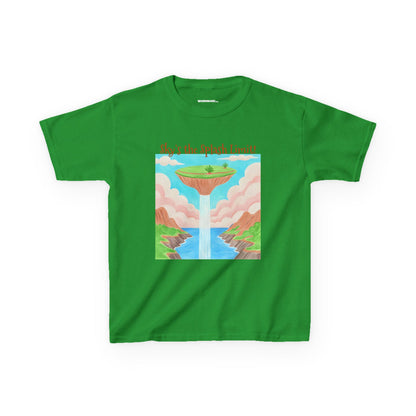 WORNWORD Kids Mid-Weight Tee - Waterfall Islands “Sky’s the Splash Limit!”