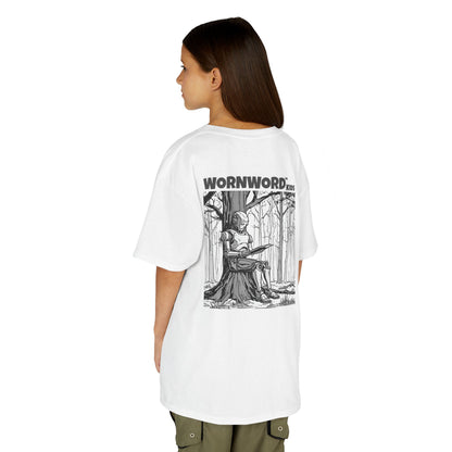 WORNWORD Kids™ Youth Mid-Weight Tee - Robot "Upgrade Your Brain"