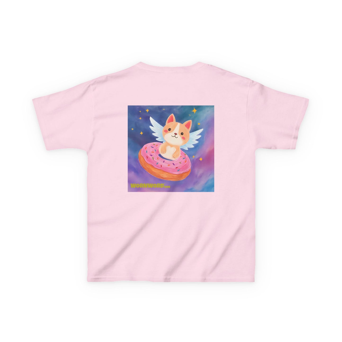 WORNWORD Kids Mid-Weight Tee - Cat Lovers "Paws Off My Galaxy!"