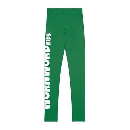 WORNWORD Kids™ ColorVibeZ™ Youth Leggings - Dark Green