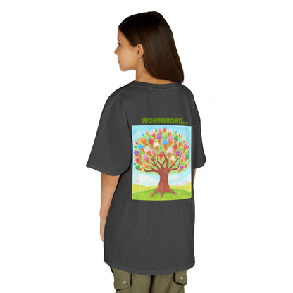 WORNWORD Kids Mid-Weight Tee - Ice-Cream Tree “Sweet Dreams Grow Here!”