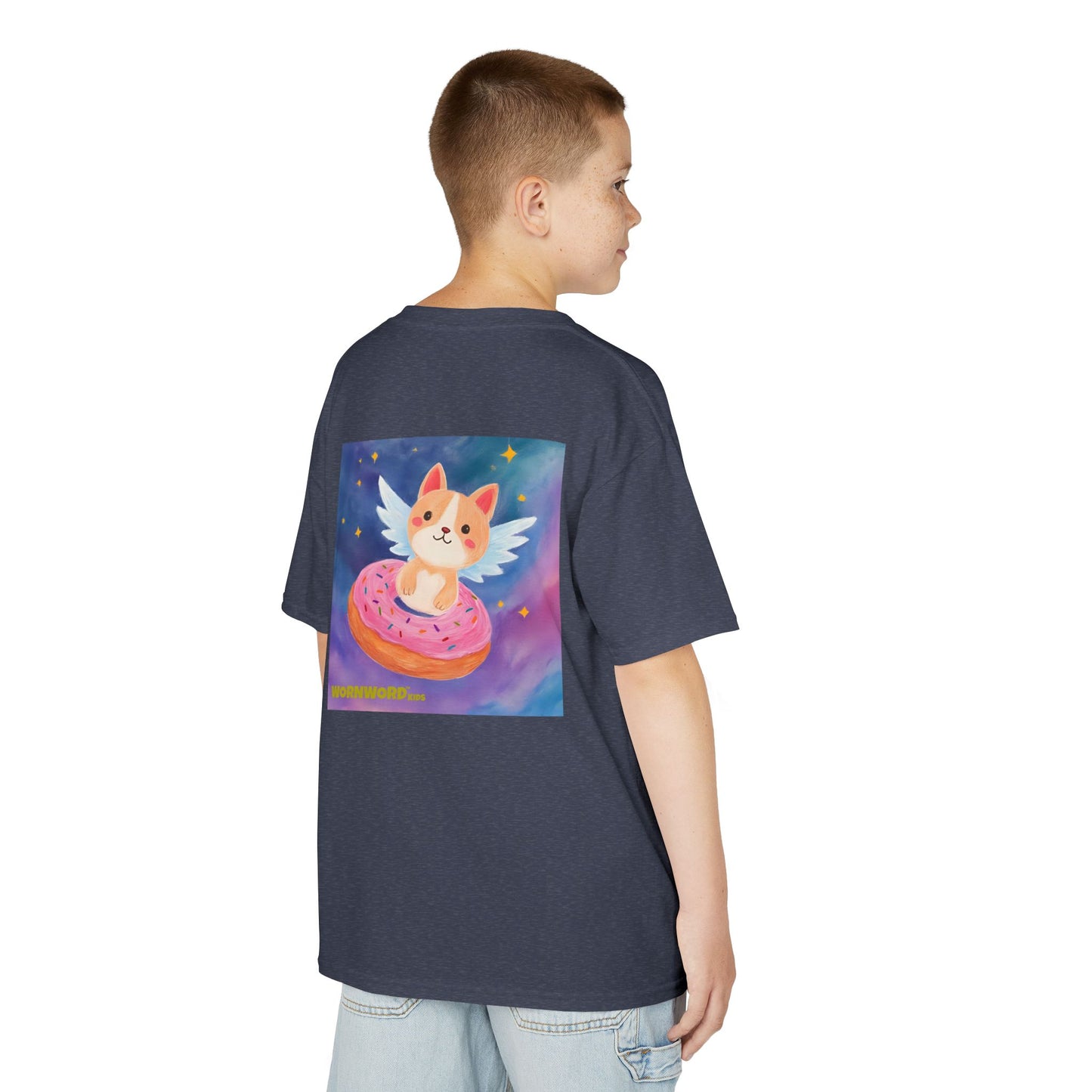 WORNWORD Kids Mid-Weight Tee - Cat Lovers "Paws Off My Galaxy!"