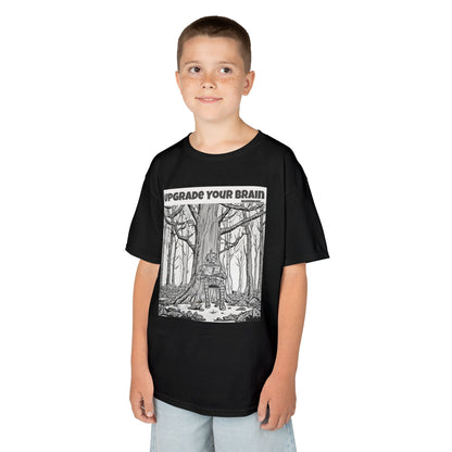 WORNWORD Kids™ Youth Mid-Weight Tee - Robot "Upgrade Your Brain"