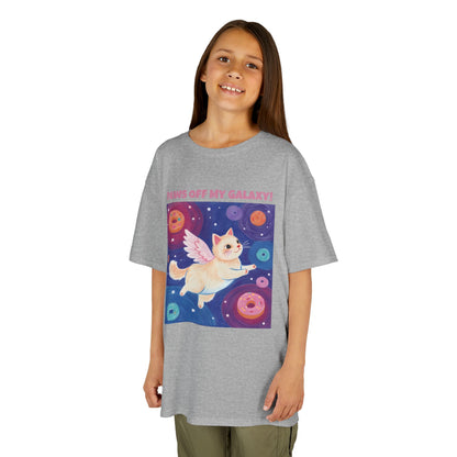 WORNWORD Kids Mid-Weight Tee - Cat Lovers "Paws Off My Galaxy!"