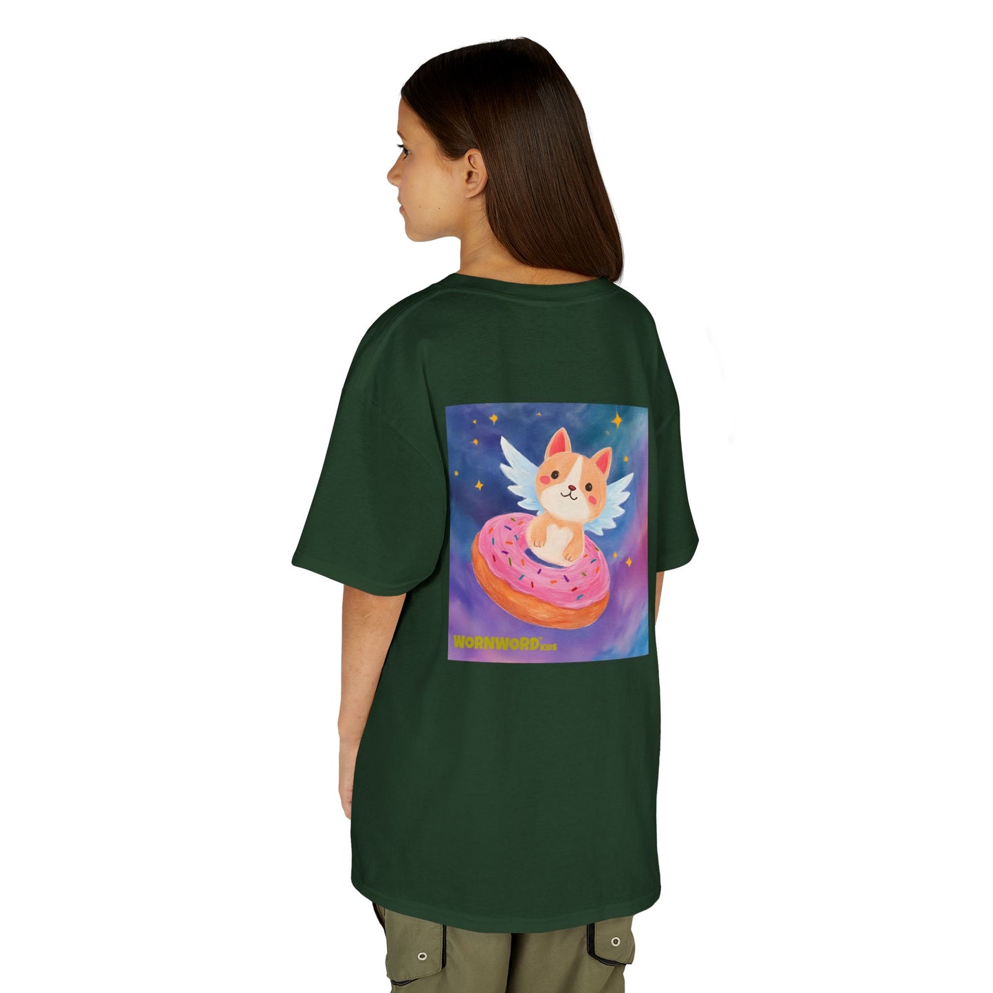 WORNWORD Kids Mid-Weight Tee - Cat Lovers "Paws Off My Galaxy!"