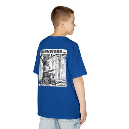 WORNWORD Kids™ Youth Mid-Weight Tee - Robot "Upgrade Your Brain"