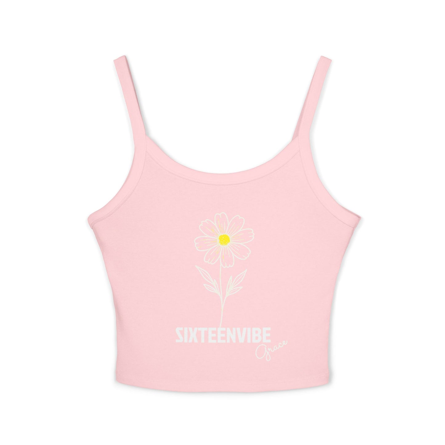 SIXTEENVIBE Grace PetalForme™ Spaghetti Strap Tank Top