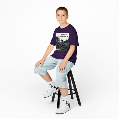 WORNWORD Kids™ Youth Mid-Weight Tee - Astronaut "Hooked on the Universe!