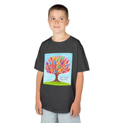 WORNWORD Kids Mid-Weight Tee - Ice-Cream Tree “Sweet Dreams Grow Here!”