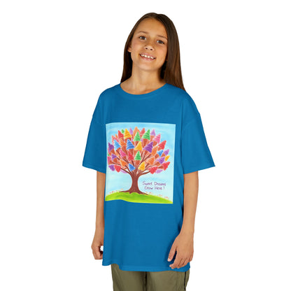 WORNWORD Kids Mid-Weight Tee - Ice-Cream Tree “Sweet Dreams Grow Here!”