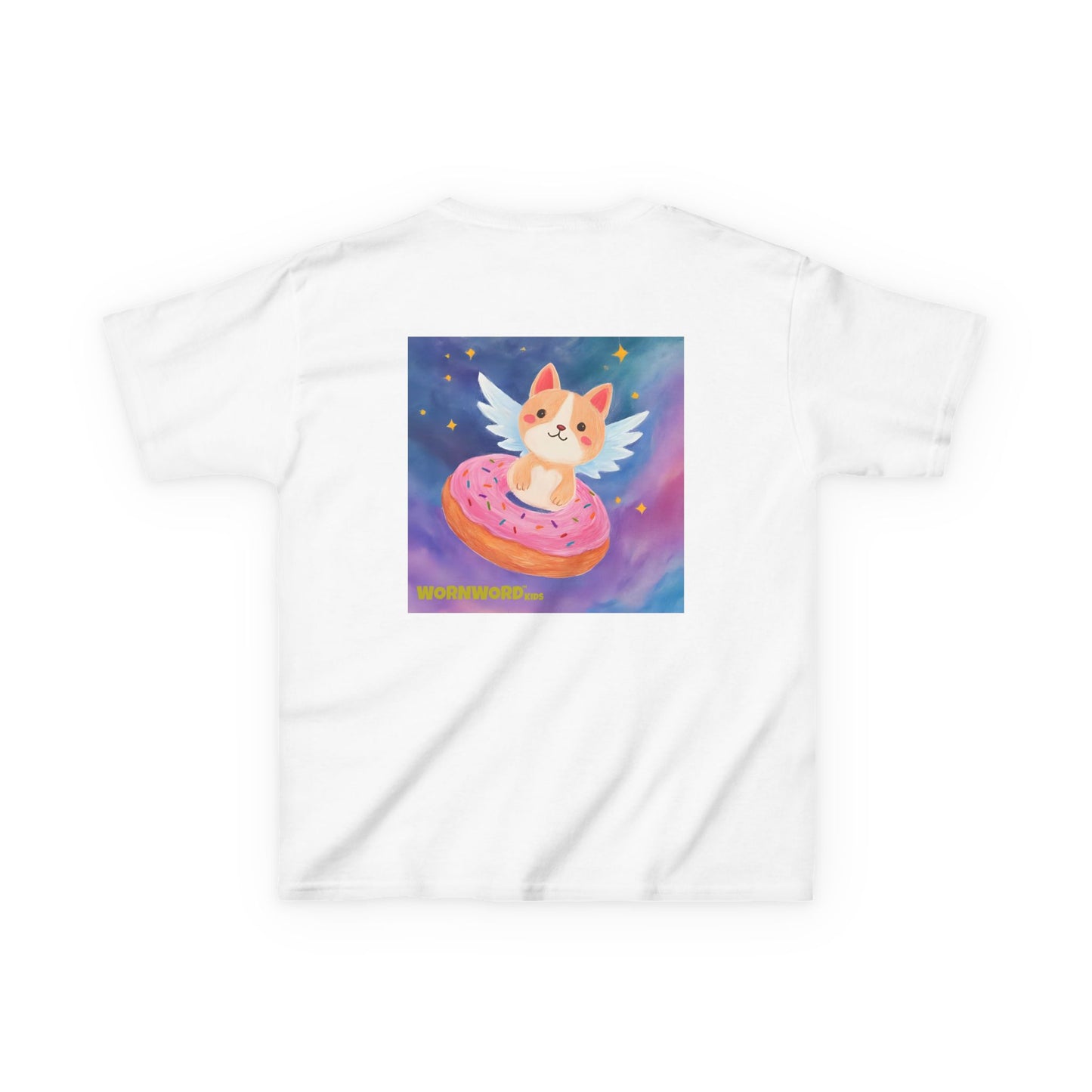 WORNWORD Kids Mid-Weight Tee - Cat Lovers "Paws Off My Galaxy!"