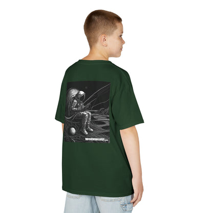 WORNWORD Kids™ Youth Mid-Weight Tee - Astronaut "Hooked on the Universe!