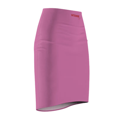 SIXTEENVIBE Grace TONEVIVE™ Pencil Skirt - Blush Verse