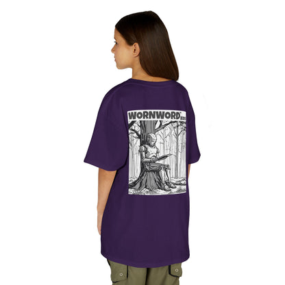 WORNWORD Kids™ Youth Mid-Weight Tee - Robot "Upgrade Your Brain"