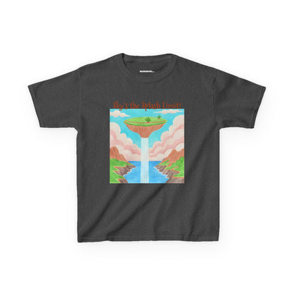 WORNWORD Kids Mid-Weight Tee - Waterfall Islands “Sky’s the Splash Limit!”