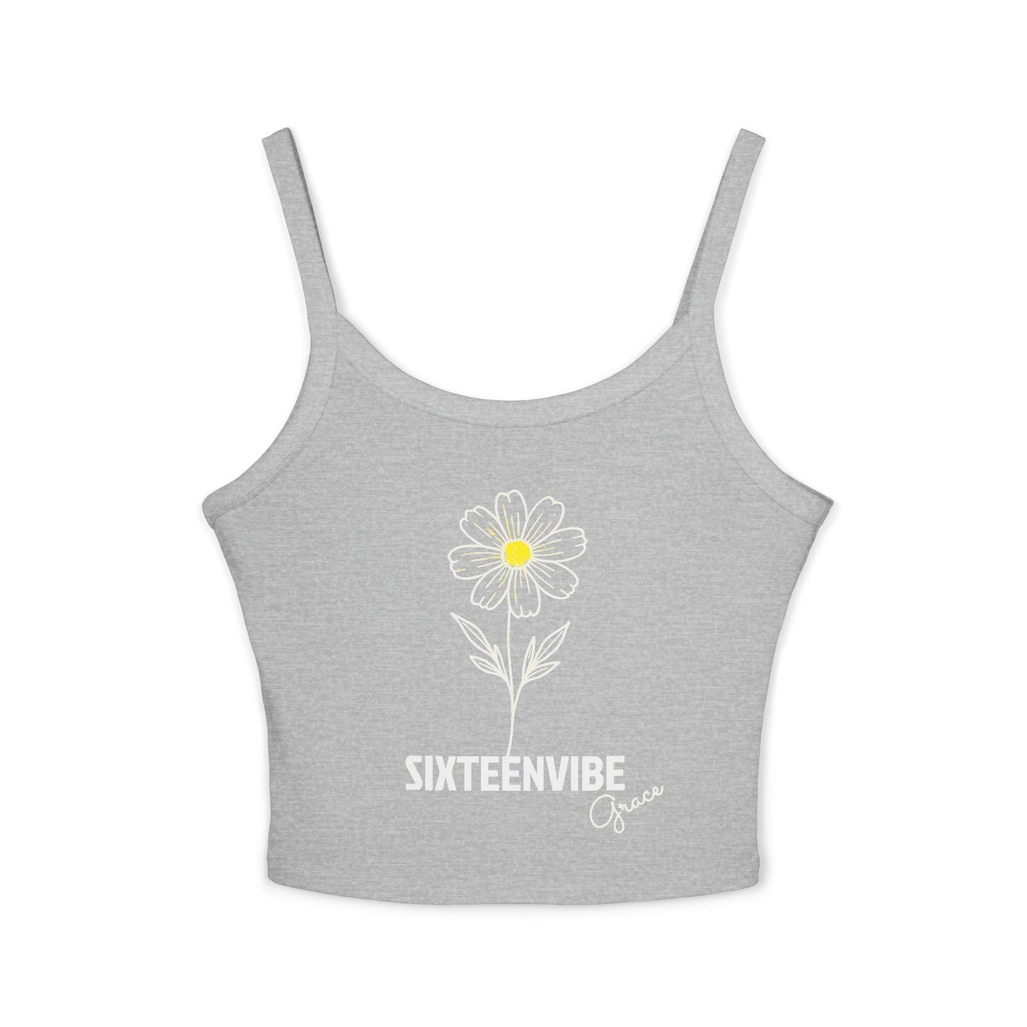 SIXTEENVIBE Grace PetalForme™ Spaghetti Strap Tank Top