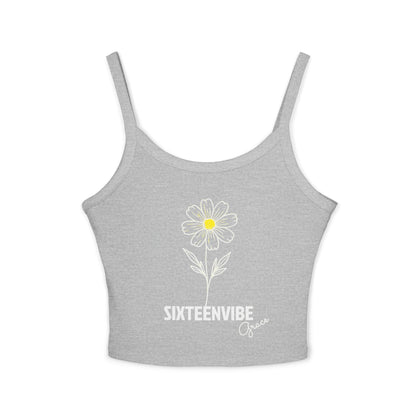 SIXTEENVIBE Grace PetalForme™ Spaghetti Strap Tank Top