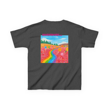 WORNWORD Kids Mid-Weight Tee - Rainbow Road “Follow the Candy Path!”