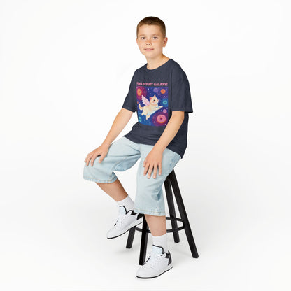 WORNWORD Kids Mid-Weight Tee - Cat Lovers "Paws Off My Galaxy!"