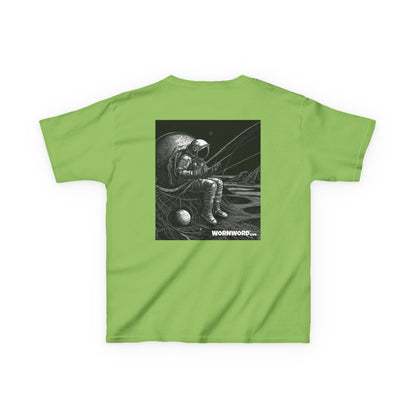 WORNWORD Kids™ Youth Mid-Weight Tee - Astronaut "Hooked on the Universe!