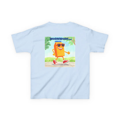 WORNWORD Kids Mid-Weight Tee - Walking Juice Box “Sip Happens. Keep Rollin’!