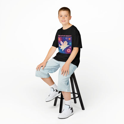 WORNWORD Kids Mid-Weight Tee - Cat Lovers "Paws Off My Galaxy!"