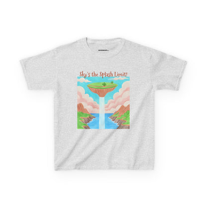 WORNWORD Kids Mid-Weight Tee - Waterfall Islands “Sky’s the Splash Limit!”