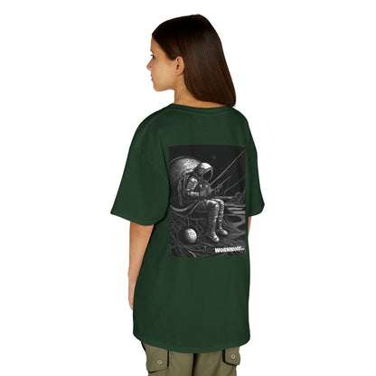 WORNWORD Kids™ Youth Mid-Weight Tee - Astronaut "Hooked on the Universe!