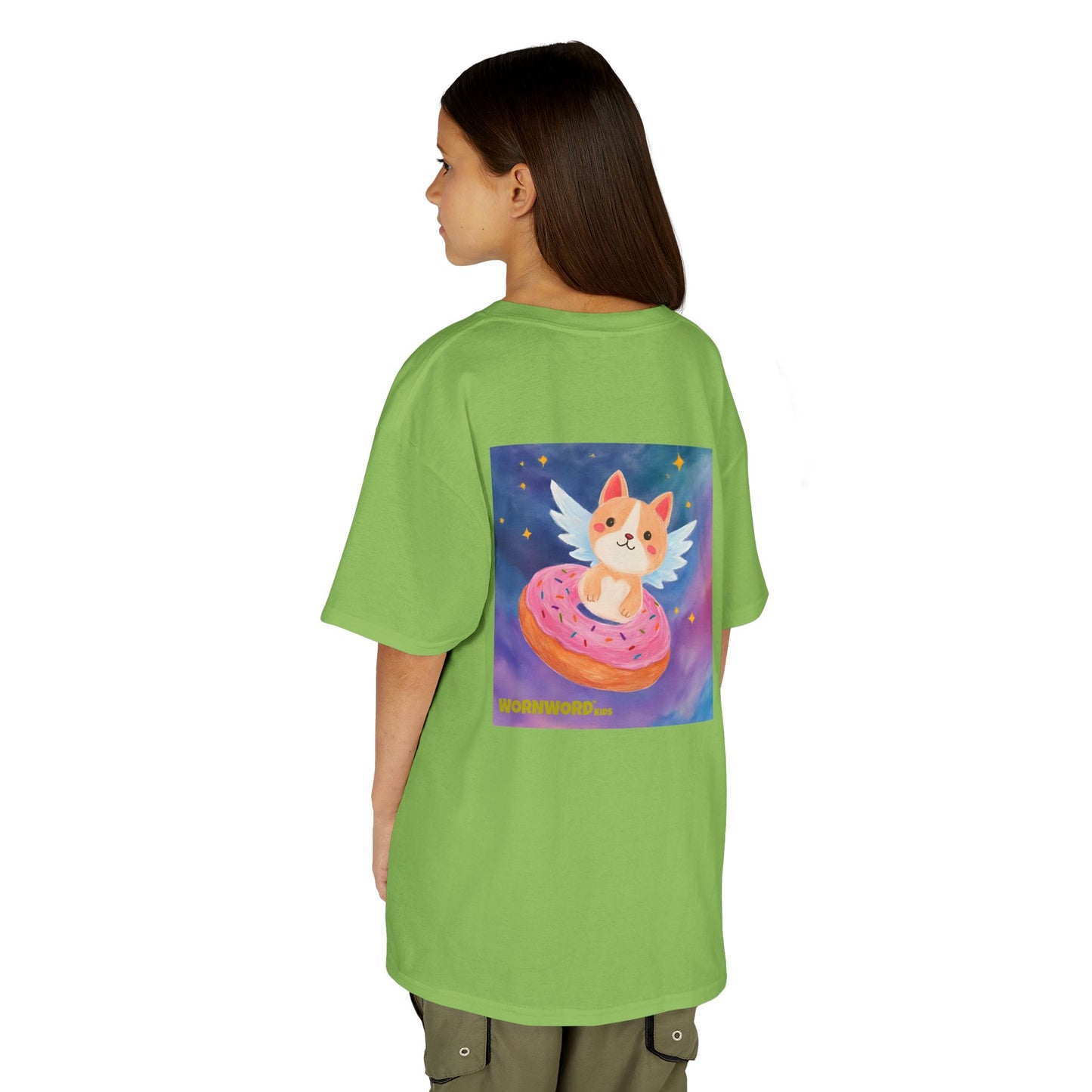 WORNWORD Kids Mid-Weight Tee - Cat Lovers "Paws Off My Galaxy!"