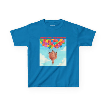WORNWORD Kids Mid-Weight Tee - Floating Castle “Upside-Down = Right Side Fun!”
