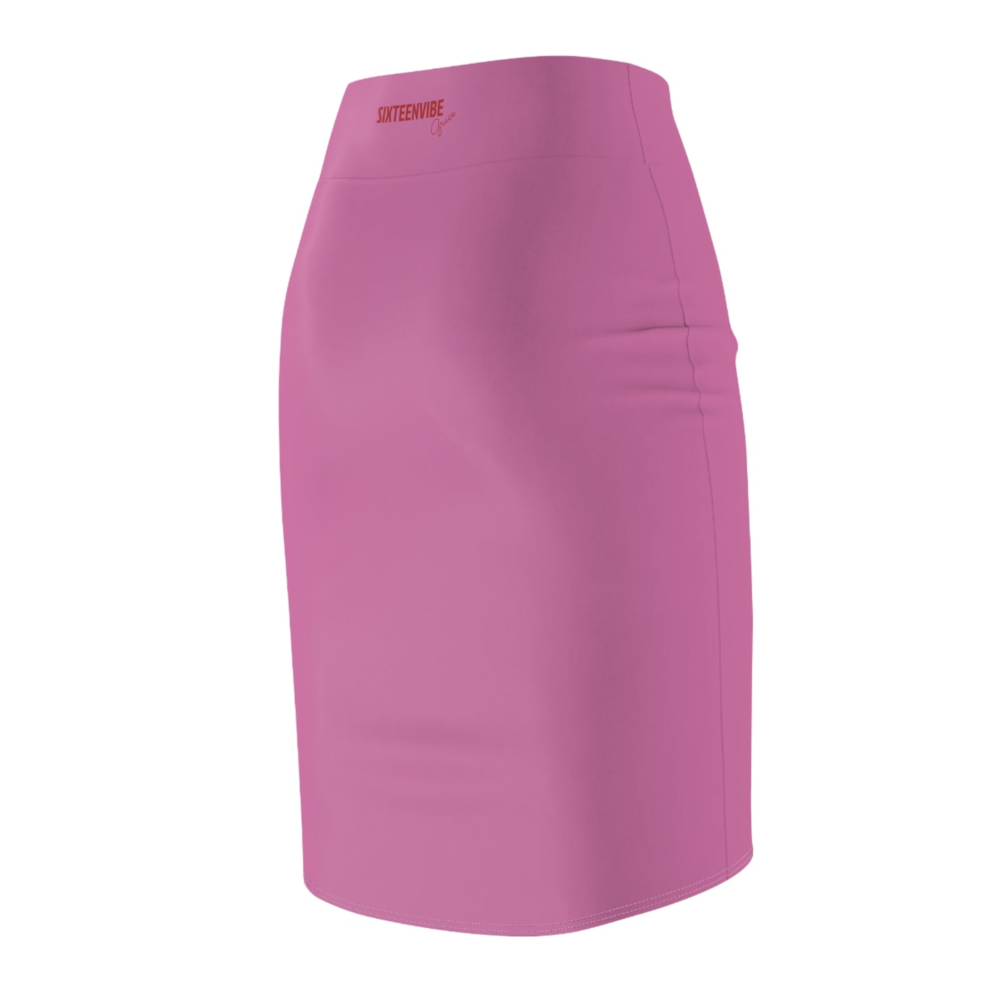 SIXTEENVIBE Grace TONEVIVE™ Pencil Skirt - Blush Verse