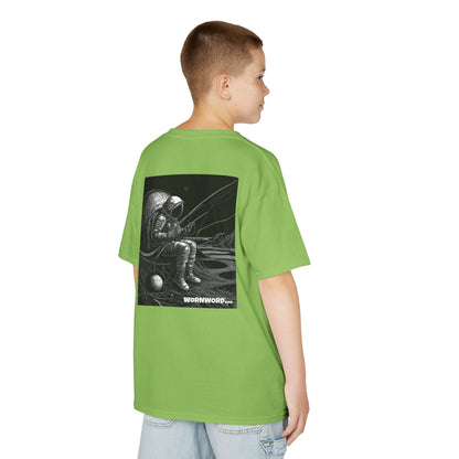 WORNWORD Kids™ Youth Mid-Weight Tee - Astronaut "Hooked on the Universe!