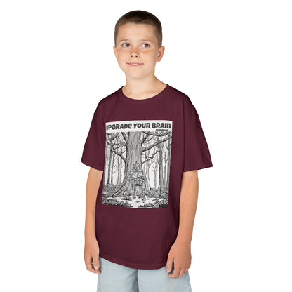 WORNWORD Kids™ Youth Mid-Weight Tee - Robot "Upgrade Your Brain"