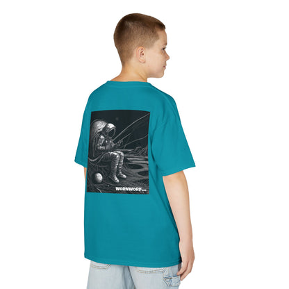 WORNWORD Kids™ Youth Mid-Weight Tee - Astronaut "Hooked on the Universe!