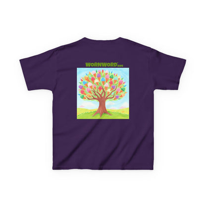 WORNWORD Kids Mid-Weight Tee - Ice-Cream Tree “Sweet Dreams Grow Here!”